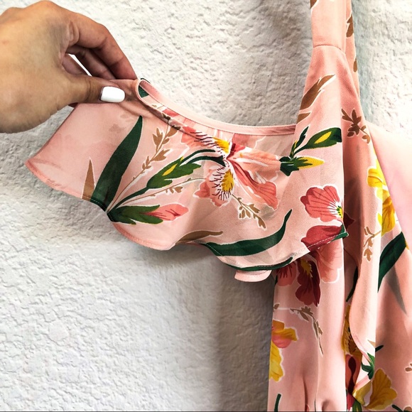 Privacy Please REVOLVE Hamlet Mini Dress Floral XL - Picture 4 of 5